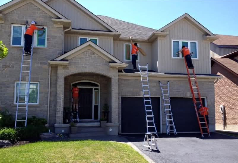 Exterior repaint – before